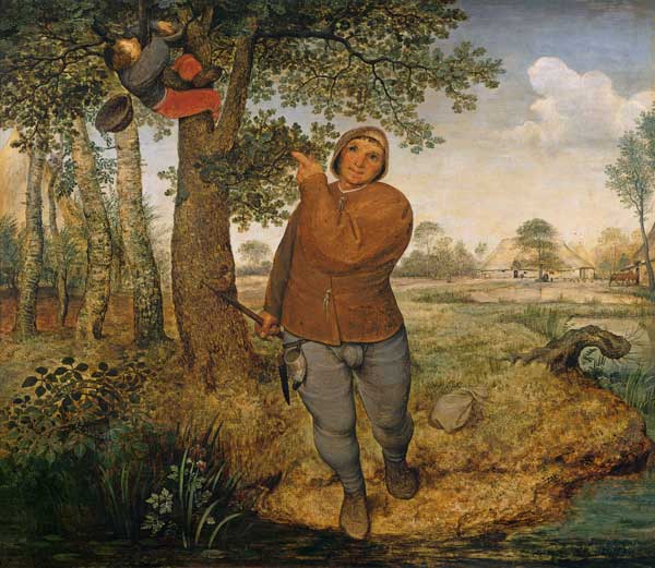 The bird thief. od Pieter Brueghel d. Ä.