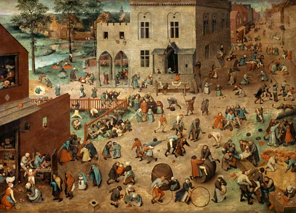 The children's games od Pieter Brueghel d. Ä.