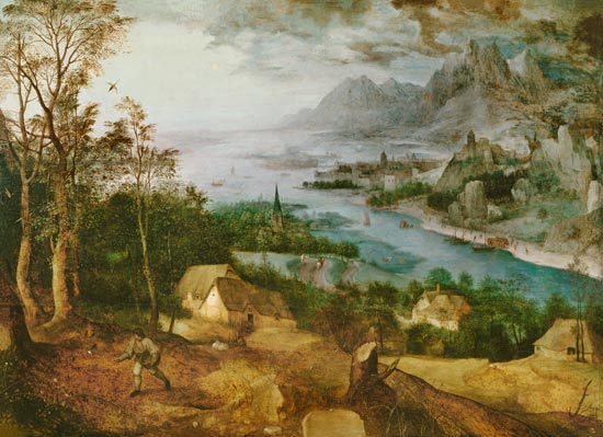 Riverside with a Sämann od Pieter Brueghel d. Ä.