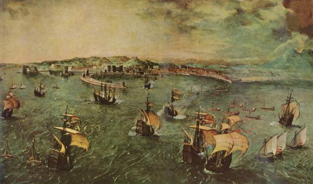 Port of Naples od Pieter Brueghel d. Ä.