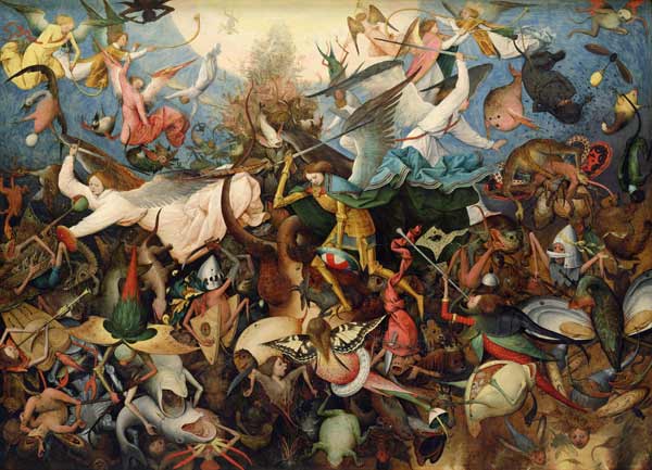 Fall of the angels od Pieter Brueghel d. Ä.