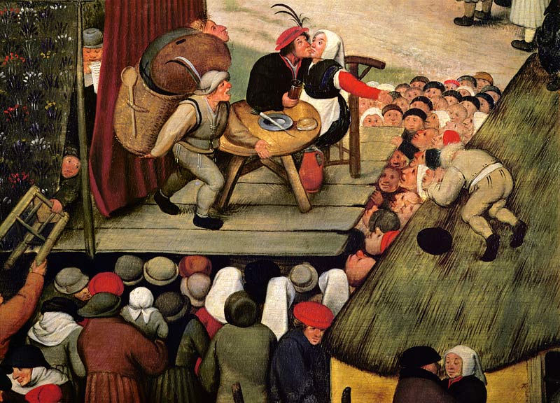 Fair with a Theatrical Performance od Pieter Brueghel d. J.