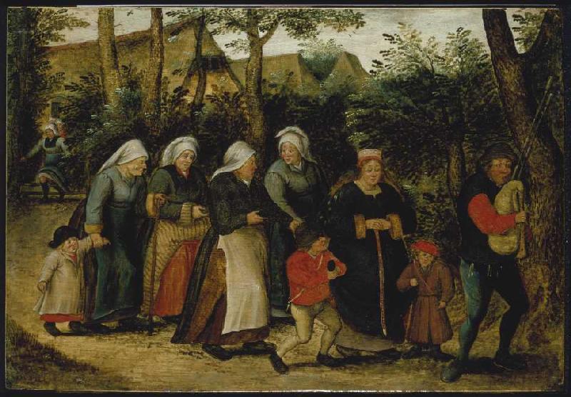 The bride train od Pieter Brueghel d. J.