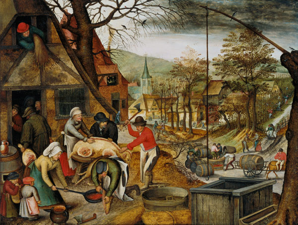 Allegory of Autumn (panel) od Pieter Brueghel d. J.