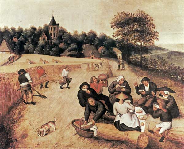 The Harvester's Meal od Pieter Brueghel d. J.