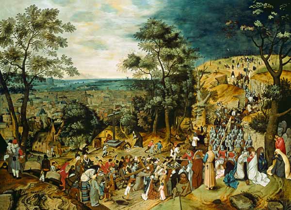 Christ on the Road to Calvary od Pieter Brueghel d. J.