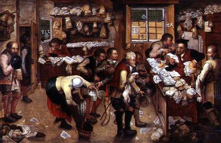 Rent day od Pieter Brueghel d. J.