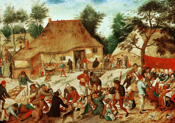 Wedding Feast od Pieter Brueghel d. J.
