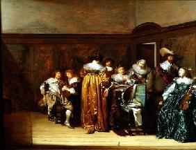 Dutch Cavaliers and their Ladies Making Music