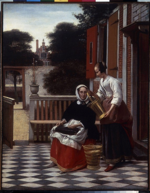 A Mistress and Her Maid od Pieter de Hooch
