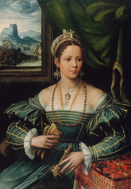 Portrait of a Lady od Pieter de Kempeneer