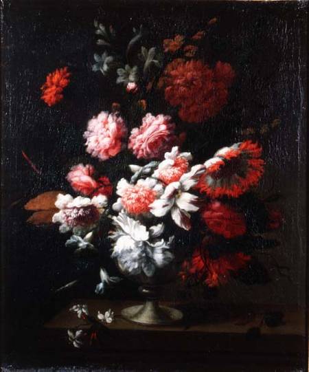 Still life of flowers in an urn (pair of 78178) od Pieter Hardime