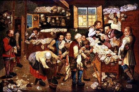 The Collector of Tithes od Pieter III. (Sohn von P.B. d. J.) Brueghel