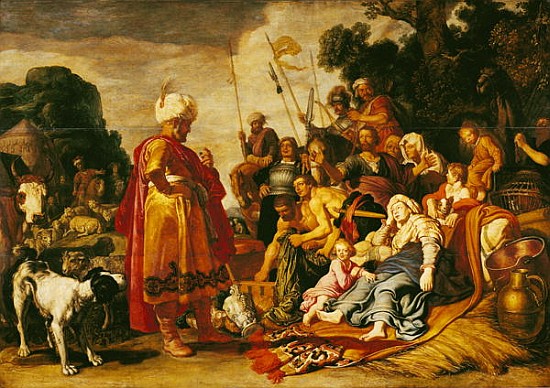 Laban Searching for the Idols od Pieter Lastman