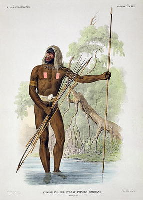 Native of Princess Marianna Strait, from 'Verhandelingen over de Natuurlijke Geschiedenis der Nederl od Pieter van Oort