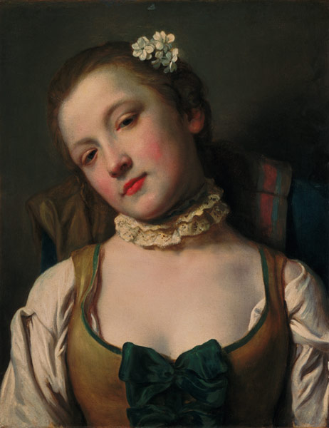 Girl with a white ruff od Pietro Antonio Conte Rotari