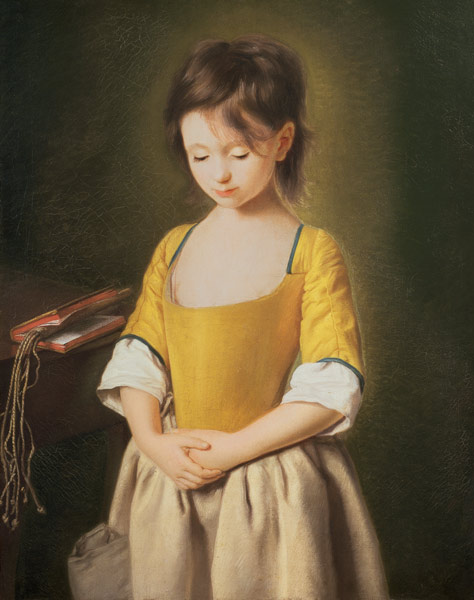 Portrait of a Young Girl, La Penitente od Pietro Antonio Conte Rotari