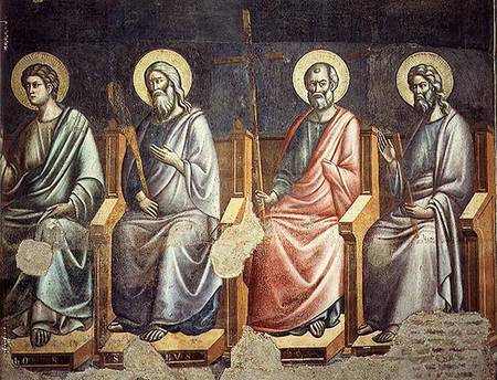 Apostles, detail from the Last Judgement od Pietro Cavallini