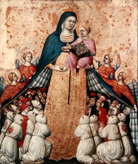 Virgin of the Misericordia od Pietro  di Domenico da Montepulciano