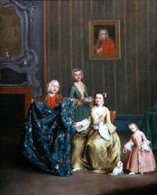 The Tailor, 1742-43 (oil on canvas) od Pietro Longhi