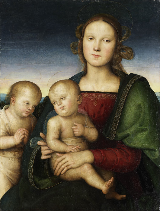 Madonna and Child with the Infant St. John od Pietro Perugino