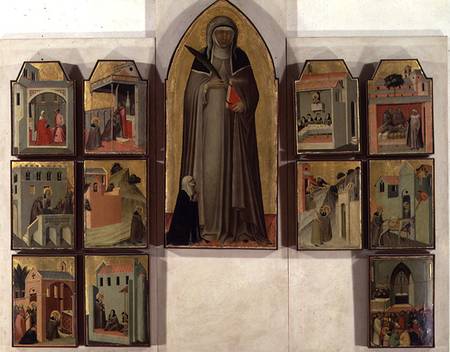 Scenes from the Life of Blessed Humility od Pietro Lorenzetti