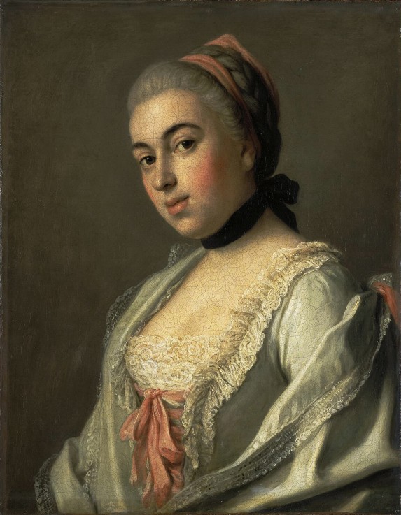 Portrait of Countess Anna Vorontsova (1743-1769) od Pietro Antonio Rotari