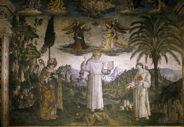 Pinturicchio / St. Bernard of Siena od Pinturicchio