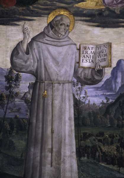Pinturicchio / St. Bernard of Siena od Pinturicchio