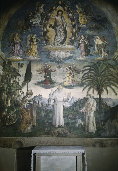Pinturicchio, Hl.Bernhardin v.Siena od Pinturicchio