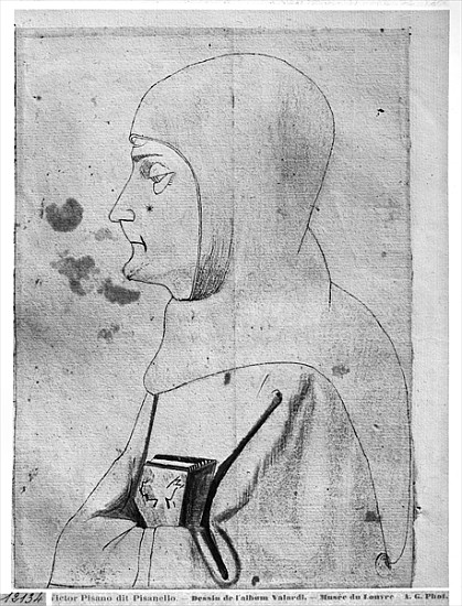 Monk, from the The Vallardi Album od Pisanello
