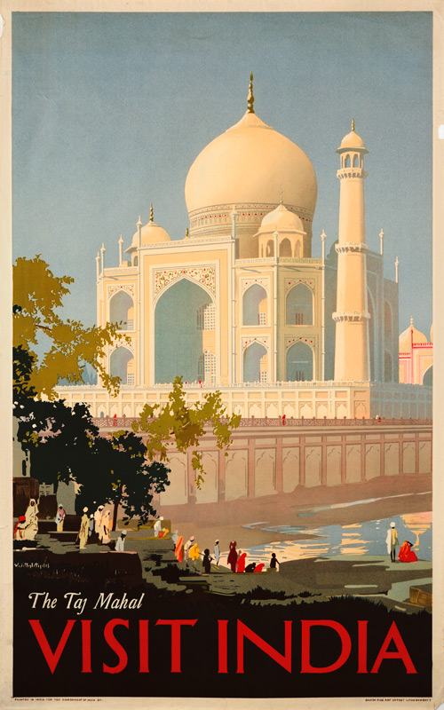 Visit India, The Taj Mahal od Plakatkunst
