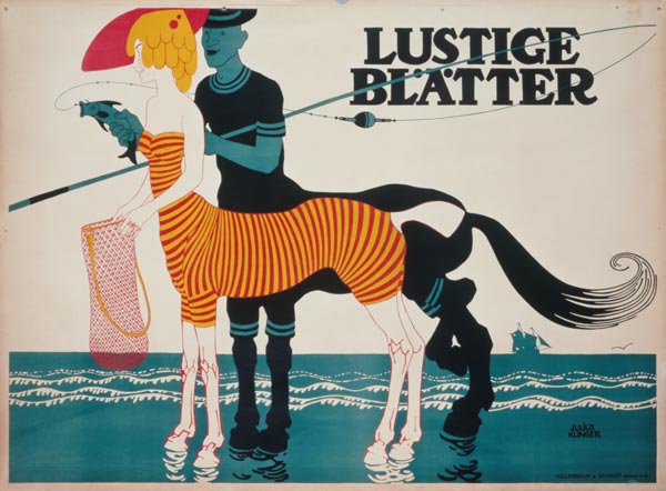 Funny sheets, of Julius Klinger od Plakatkunst