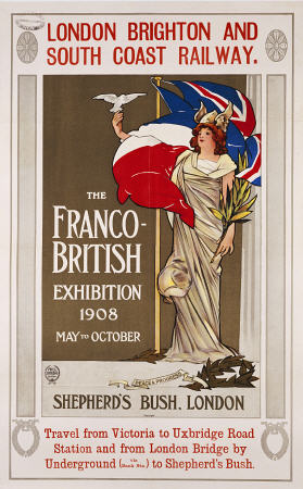 The Franco-British Exhibition, 1908 od Plakatkunst