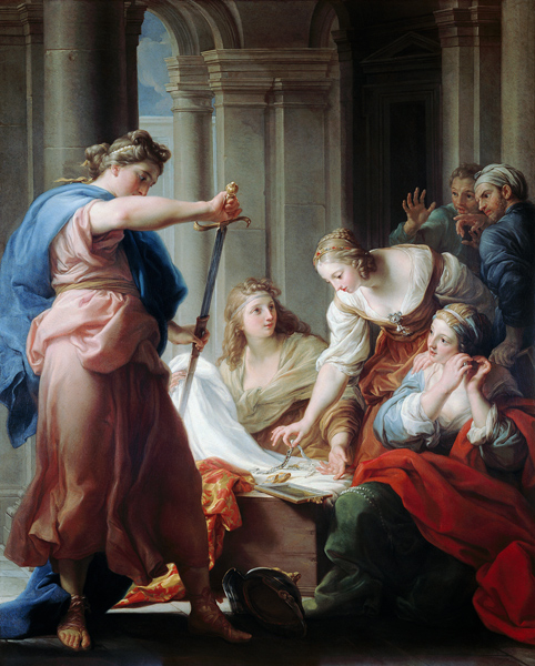 Achilles at the Court of King Lycomedes with his Daughters od Pompeo Girolamo Batoni