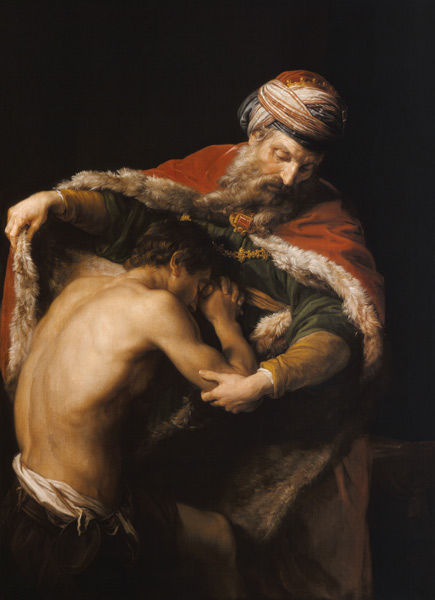 Homecoming of the Prodigal Son od Pompeo Girolamo Batoni