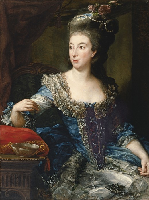 Portrait of the Countess Maria Benedetta di San Martino od Pompeo Girolamo Batoni