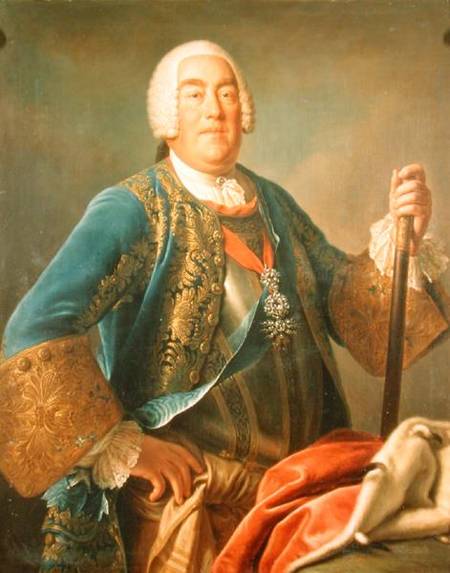 Portrait of Charles Eugene II (1728-93) Duke of Wurttemberg od Pompeo Girolamo Batoni
