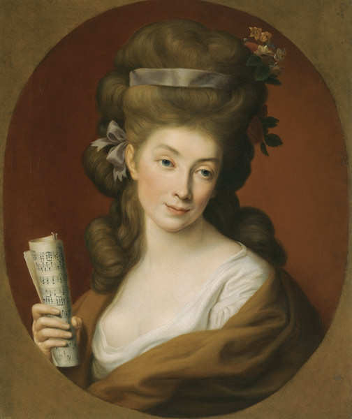 Portrait of Princess Izabela Elzbieta Potocka, née Lubomirska (1736-1816) od Pompeo Girolamo Batoni