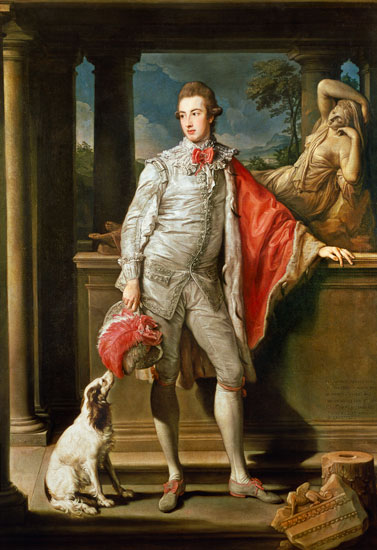Thomas William Coke, (1752-1842) later 1st Earl of Leicester (of the Second Creation) od Pompeo Girolamo Batoni
