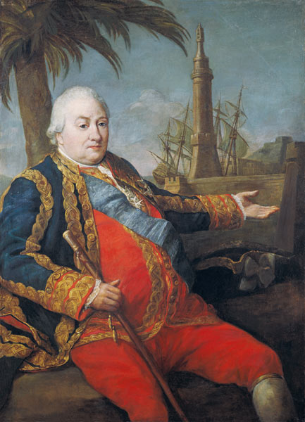 Pierre de Suffren-Saint-Tropez (1729-88) Vice Admiral of France od Pompeo Girolamo Batoni