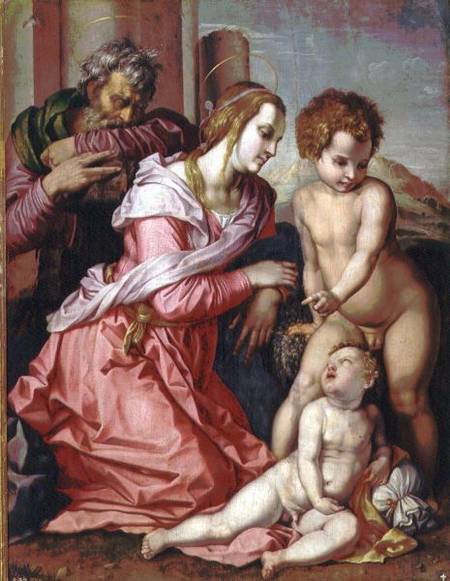 The Holy Family od Pontormo,Jacopo Carucci da
