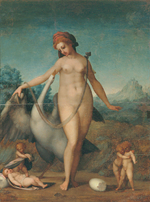 Leda und der Schwan od Pontormo,Jacopo Carucci da