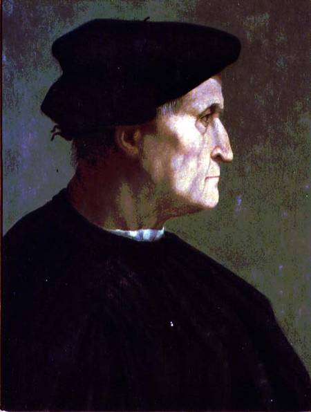 Portrait of Francesco da Castiglione od Pontormo,Jacopo Carucci da