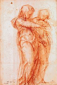 Two stationary women od Pontormo,Jacopo Carucci da