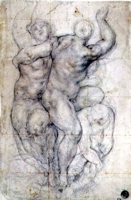 Study for a Group of Nudes od Pontormo,Jacopo Carucci da