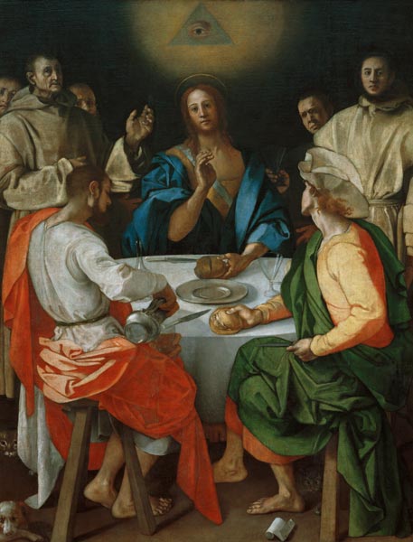 The Supper at Emmaus od Pontormo,Jacopo Carucci da