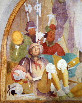 The Resurrection, lunette from the fresco cycle of the Passion, 1523-26 (fresco) (detail of 94726) od Pontormo,Jacopo Carucci da