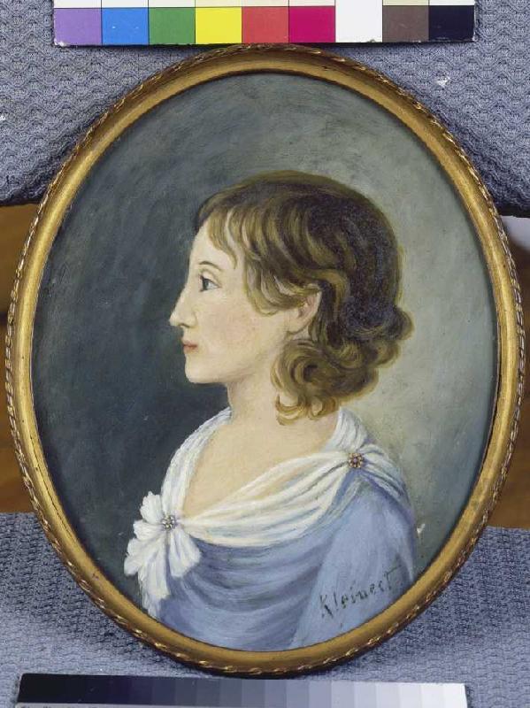 Portrait of Sophie von Kühn (1782-1797) od Portraitmaler (18.Jh.)