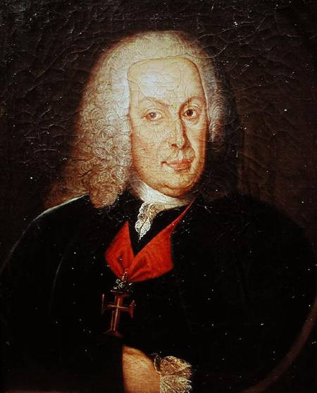 Portrait of Sebasiao Jose de Carvalho e Mello (1699-1782) Marques de Pombal od Portuguese School